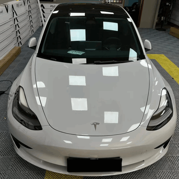 Super Gloss Dark Nardo Gray Wrap (PET Liner) - Image 5