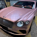 Gloss Metallic Pink Vehicle Wrap Vinyl (PET Liner)