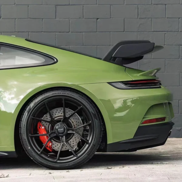 True Glossy Crystal Green Vinyl Plastic Release Wrap PET Liner - Image 4