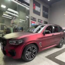 Super Chrome Metallic Vinyl Romani Red (PET Liner)