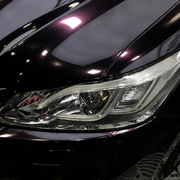 Gloss Metallic Vinyl Wrap Midnight Red (PET Liner) - Image 3