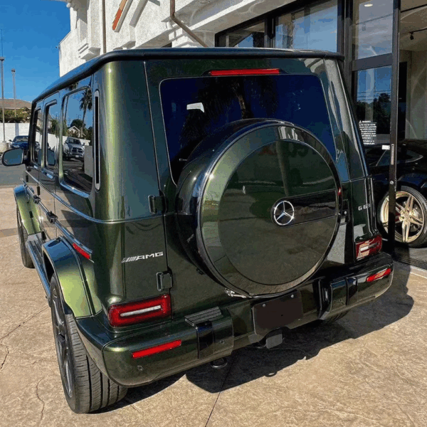 Gloss Paint Metallic Midnight Green Vinyl - Image 5