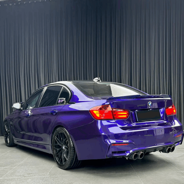Gloss Metallic Royal Indigo Blue Auto Paint (PET Liner) - Image 3