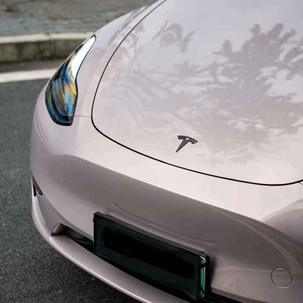 Gloss Metallic Rouge Pearl Pink Car Wrap (PET Liner) - Image 3