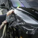 Gloss Metallic Volcano Grey Wrap (PET Liner)