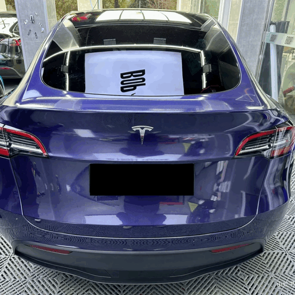 Gloss Metallic Sapphire Blue Auto Paint (PET Liner) - Image 4