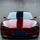 Gloss Metallic Cherry Dark Red Vehicle Vinyl Wrap Colors (PET Liner)