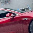 Gloss Metallic Cherry Dark Red Vehicle Vinyl Wrap Colors (PET Liner)
