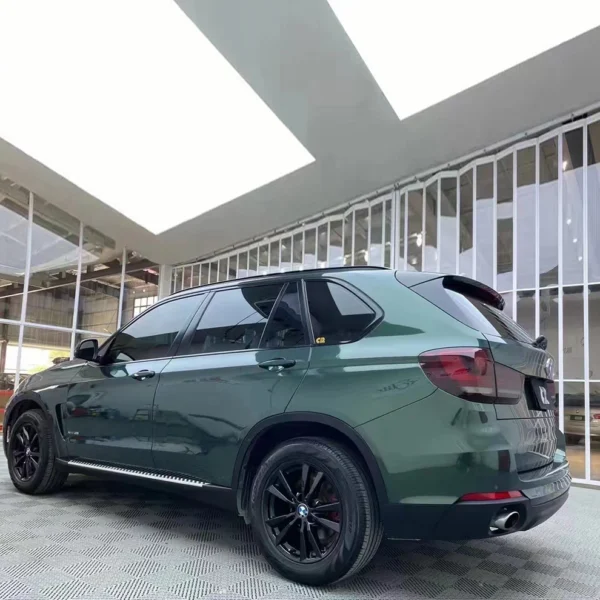 Gloss Metallic Meecedes Emerald Green Wrap (PET Liner) - Image 3