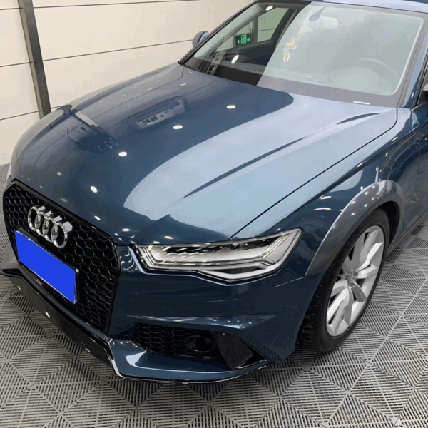 Gloss Metallic Avalon Green Vinyl Wrap (PET Liner) - Image 3