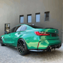 Gloss Metallic Isle of Man Green Vehicle Vinyl Wrap (PET Liner)