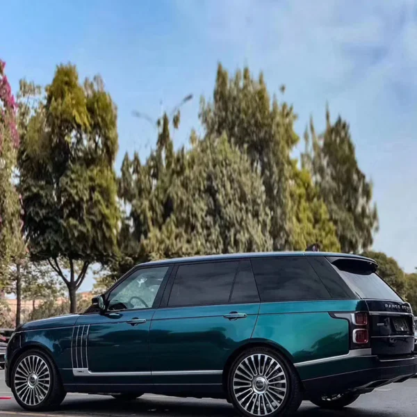 Gloss Metallic Agate Green Vinyl Wrap (PET Liner) - Image 4