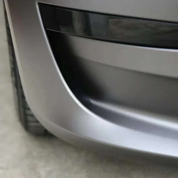 Ultral Matte Metal Dark Grey Cool Car Wraps (PET Liner) - Image 3
