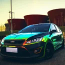Rainbow Chrome Vinyl Car Wrap