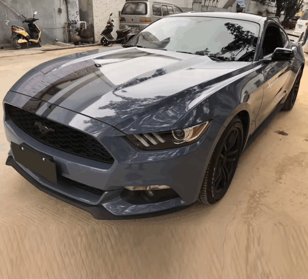 Gloss Cement Grey Vinyl Wrap - Image 5