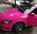 Glossy Crystal Rose Red Auto Wrap