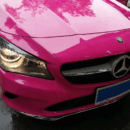 Glossy Crystal Rose Red Auto Wrap