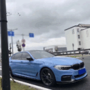 Gloss Abudhabi Blue Car Wrap Design