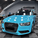 Gloss Sky Blue Vehicle Vinyl Wrap