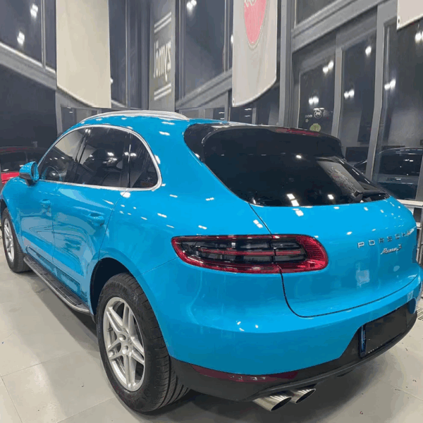 Gloss Miami Blue Vehicle Car Wrap Cost - Image 4