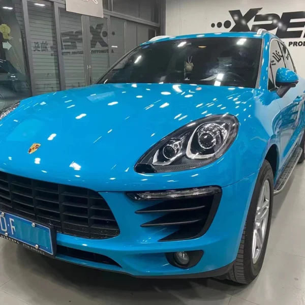 Gloss Miami Blue Vehicle Car Wrap Cost - Image 2