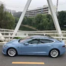 Glossy Cystal Haze Blue Vinyl Car Wrap
