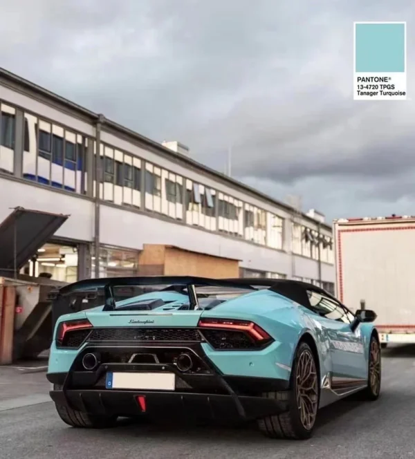Gloss Tanager Blue Car Wrapping - Image 2