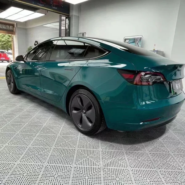 Gloss Audi Hell Green Wrap Car Vinyl Colors - Image 3