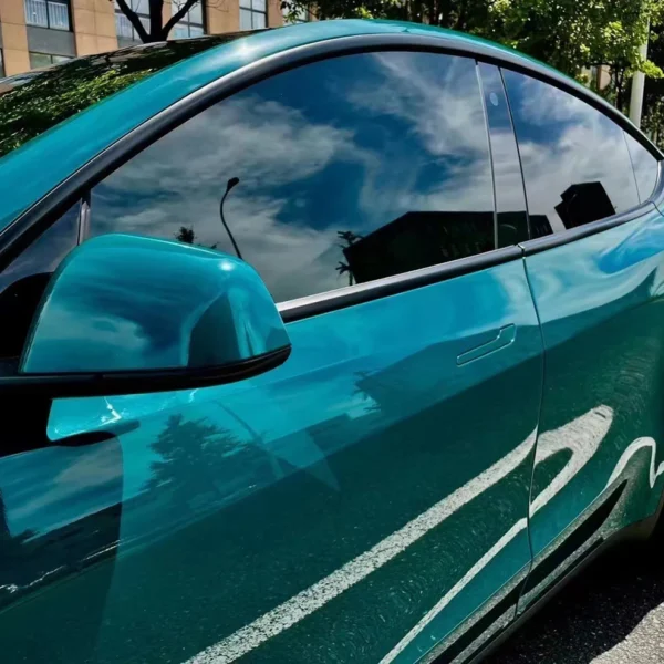 Gloss Audi Hell Green Wrap Car Vinyl Colors - Image 2