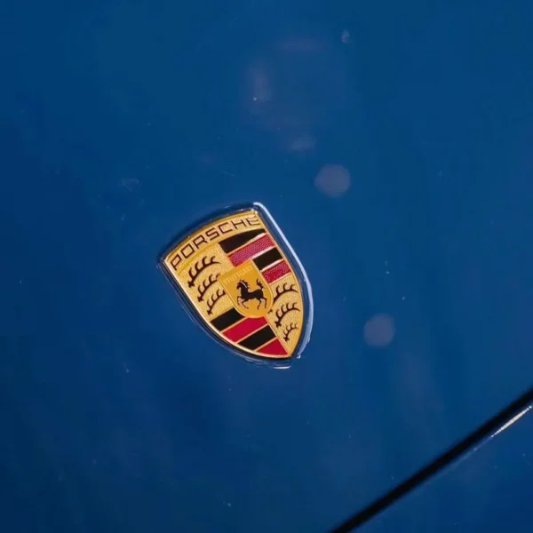 Gloss Porsche Deep Blue Auto Vinyl Wrap - Image 5