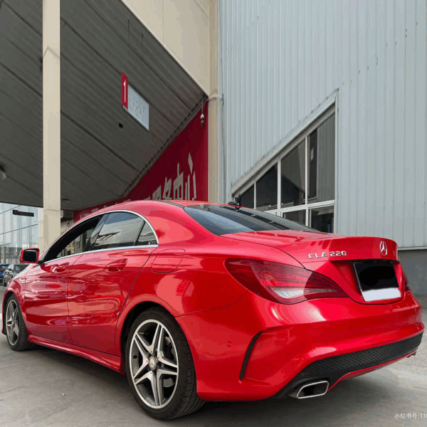 Gloss Metallic Fiery Red Vinyl Wrap - Image 4