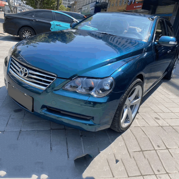 Gloss Metallic Jazz Blue Car Vinyl Wraps - Image 5