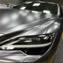 Satin Grey Wrap Metallic Car