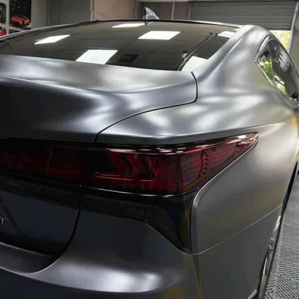 Satin Grey Wrap Metallic Car - Image 3