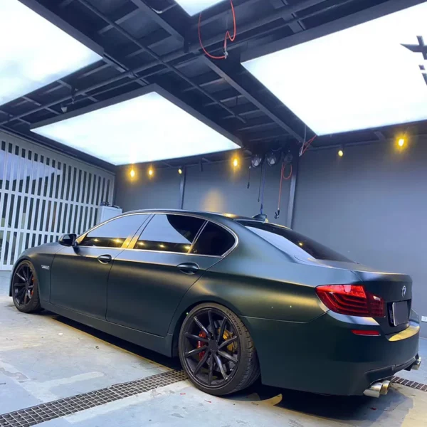Satin Metallic Green Vinyl Wrap - Image 5