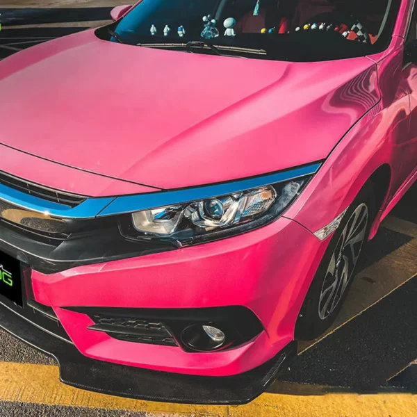 Gloss Sparkle Pink Car Wrapping - Image 2