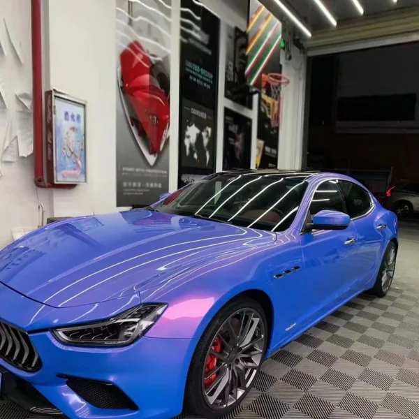 Diamond Shining Night Blue to Red Vinyl - Image 2