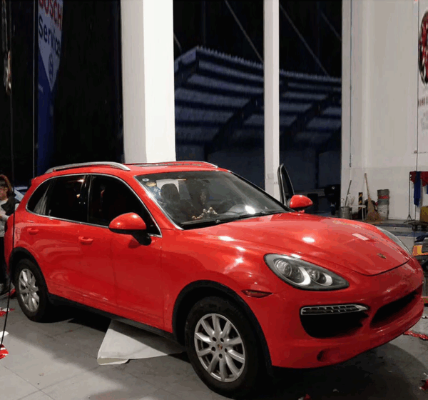 Gloss Metallic Red Vinyl Wrap Sheets - Image 5