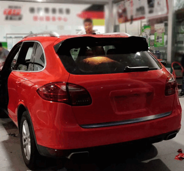 Gloss Metallic Red Vinyl Wrap Sheets - Image 4