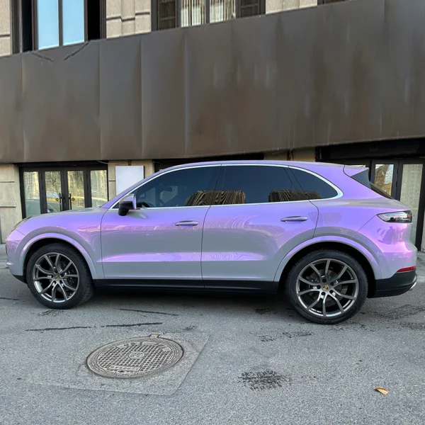 Color TPU PPF Car Paint Protection film Grey Purple - Image 4