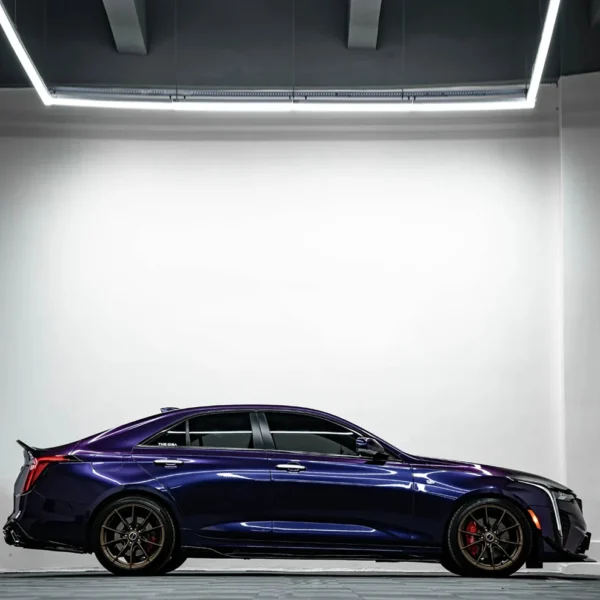 Color TPU PPF Metallic Black Purple Car Protection Film - Image 2