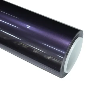 Color TPU Paint Protection Film Metallic Grey Violet PPF