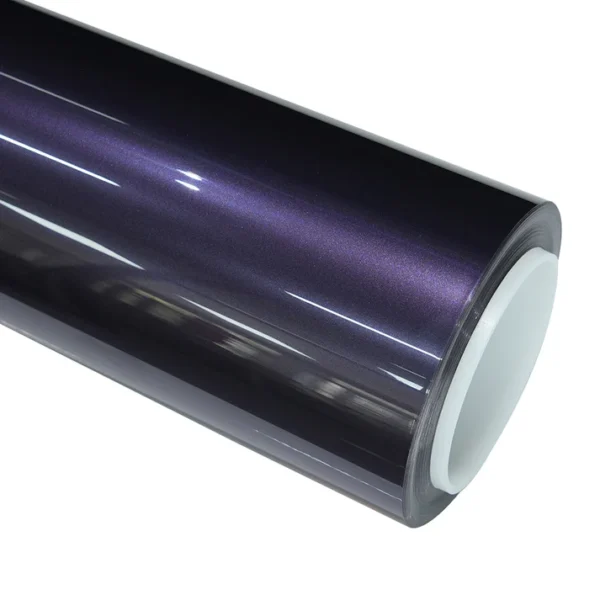 Color TPU Paint Protection Film Metallic Grey Violet PPF