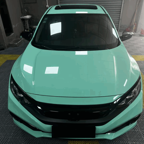 Color TPU PPF Car Protection Film Mint Green - Image 4