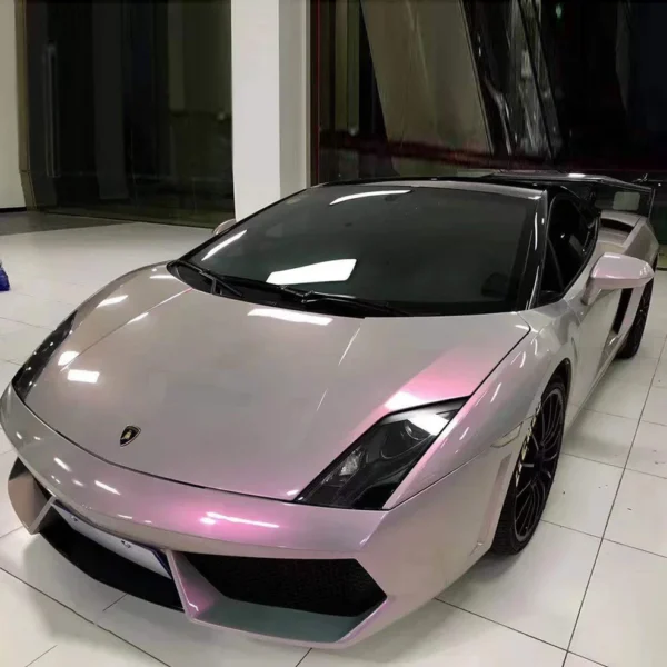 Twin Color Shift Wrap Magic Grey Pink (PET Liner) - Image 2