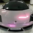 Twin Color Shift Wrap Metallic Stone Grey Pink