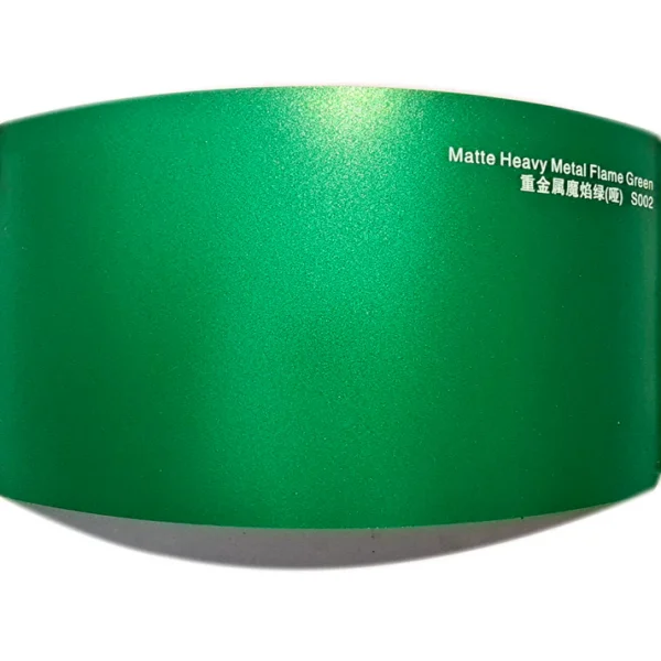 Matte Heavy Metal Flame Green Vinyl