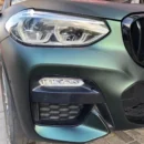 Ultral-matte Metallic Stone Green Wrapping Paper Car
