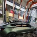 Ultral-matte Metallic Green Grey Car Body Wrap