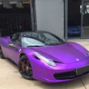 Matte Chrome Purple Car Vinyl